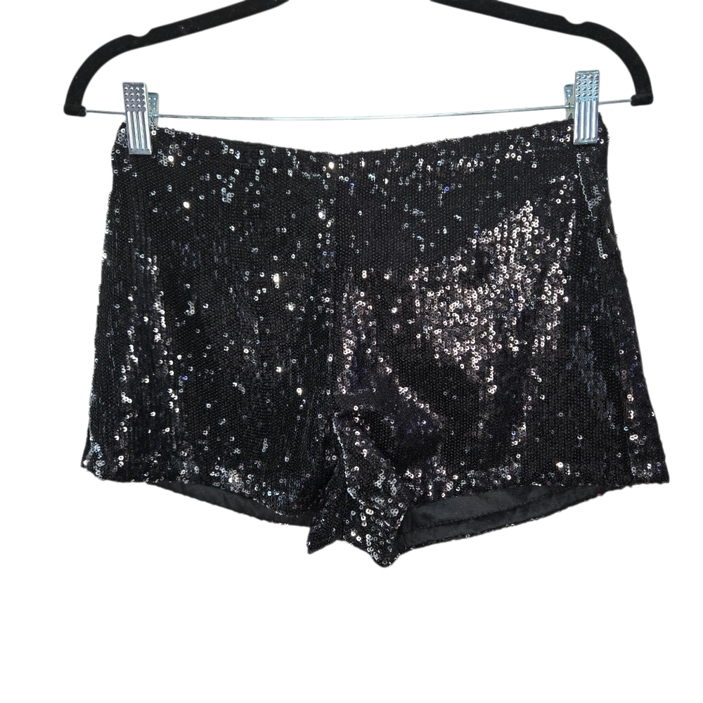 Forever 21 Black Sequin Shorts